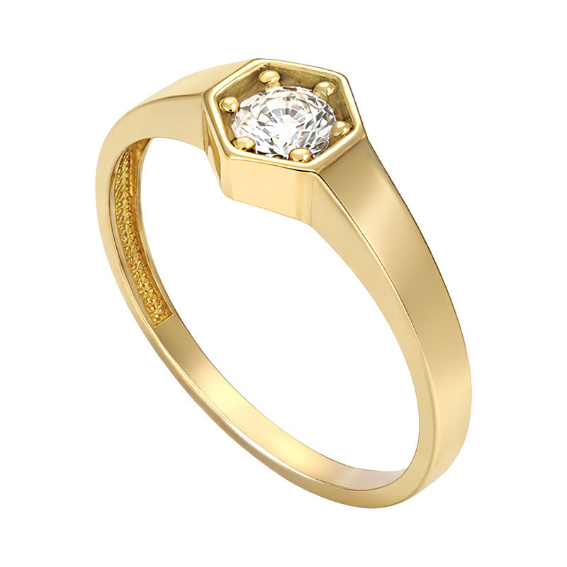 nume de cod: k 9 Inel De Logodna, Aur Galben, 14 k, 2.3 gr, Cod Produs: 805700