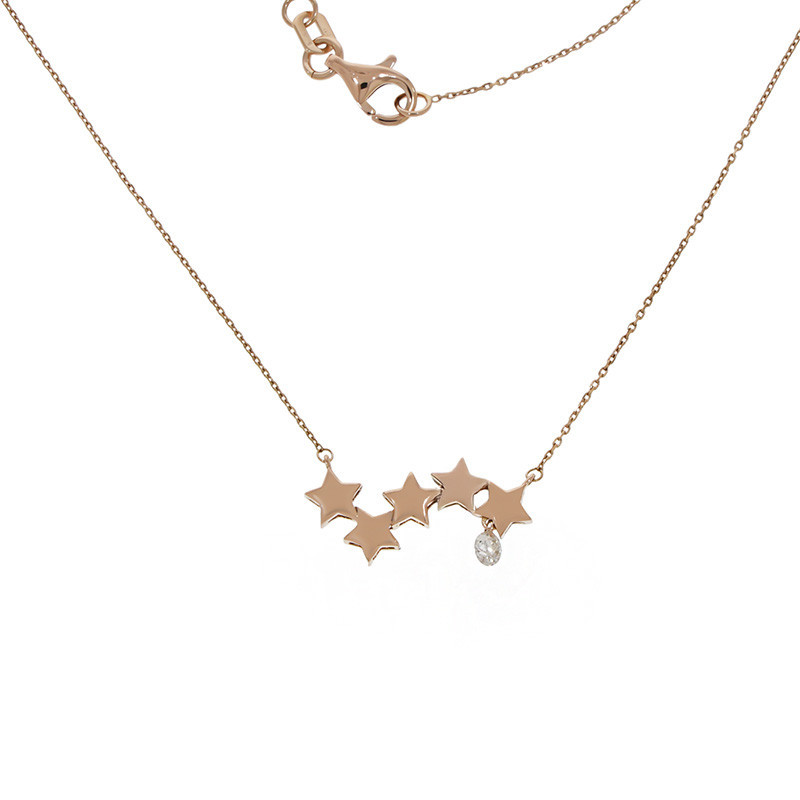 cat ulei intra in sprinter 2.2 cdi Colier, Aur Galben, 18 k, 2.2 gr, cu Diamante, Cod Produs: 805885