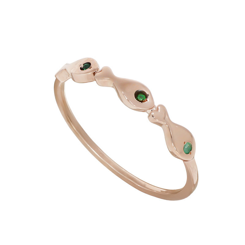 Inel, Aur Roz, 14 k, 1.31 gr, Cod Produs: 805886 - Tezaurshop.ro