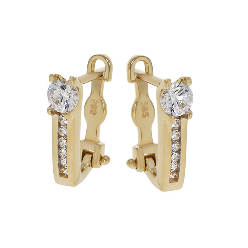 Cercei, Aur Galben, 14 k, 3.12 gr, Cod Produs: 807041 - Tezaurshop.ro