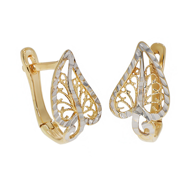 Cercei, Aur Mixt, 14 k, 2.11 gr, Cod Produs: 807051 - Tezaurshop.ro