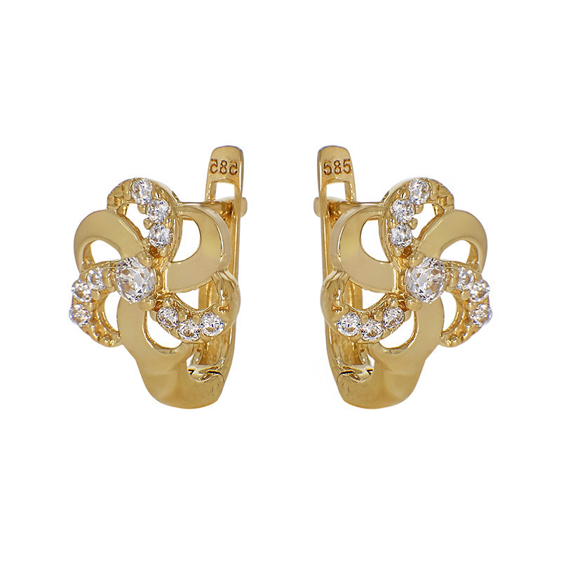 Cercei, Aur Galben, 14 k, 3.42 gr, Cod Produs: 807496 - Tezaurshop.ro