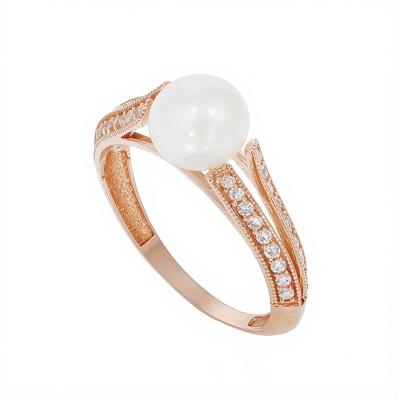 nume de cod: k 9 Inel De Logodna, Aur Roz, 14 k, 2.4 gr, Cod Produs: 807705