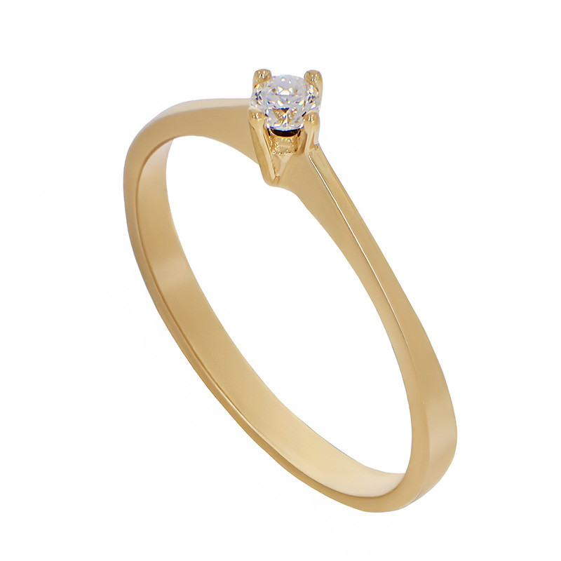 nume de cod: k 9 Inel De Logodna, Aur Galben, 14 k, 1.94 gr, Cod Produs: 807927