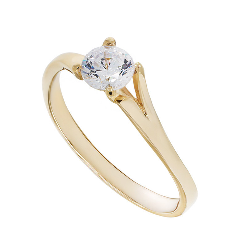 Inel De Logodna, Aur Galben, 14 k, 1.3 gr, Cod Produs: 808078 - Tezaurshop.ro