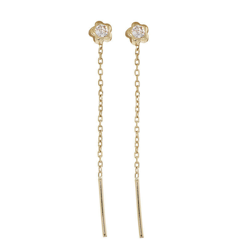 ceas aur Cercei, Aur Galben, 14 k, 1.28 gr, Cod Produs: 808123