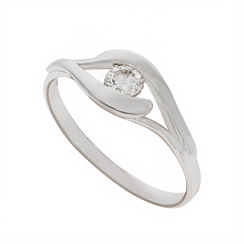 Inel, Aur Alb, 14 k, 2 gr, Cod Produs: 808132 - Tezaurshop.ro