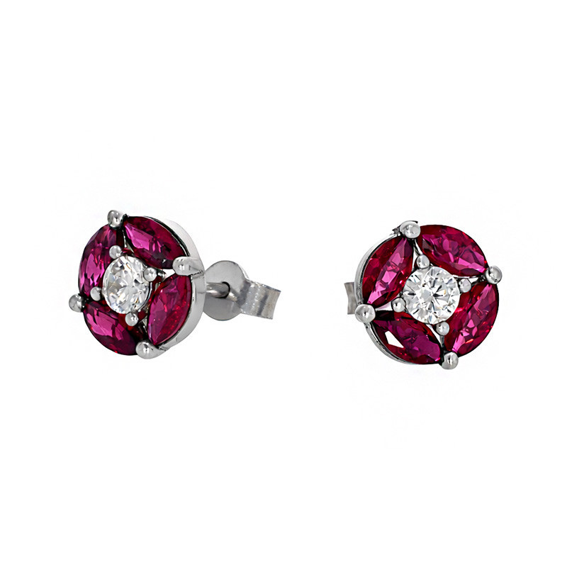 Cercei, Aur Alb, 14 k, 1.58 gr, Cod Produs: 808286 - Tezaurshop.ro