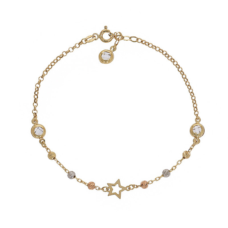 Bratara, Aur Mixt, 14 k, 2.57 gr, Cod Produs: 809009 - Tezaurshop.ro