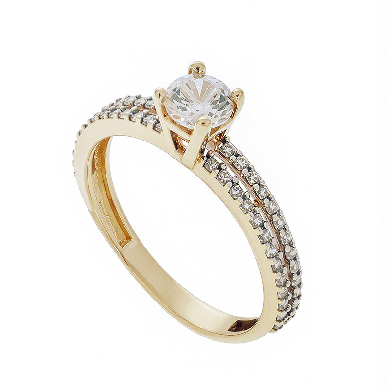 nume de cod: k 9 Inel De Logodna, Aur Galben, 14 k, 1.76 gr, Cod Produs: 809201