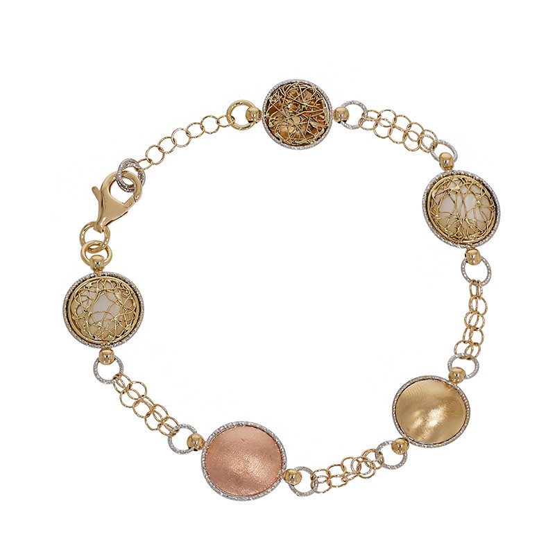 Bratara, Aur Mixt, 14 k, 9.87 gr, Cod Produs: 809338 - Tezaurshop.ro