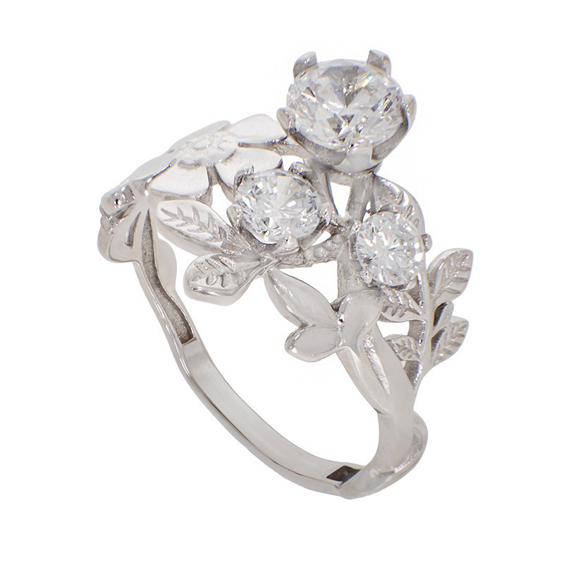 nume de cod: k 9 Inel De Logodna, Aur Alb, 14 k, 3.08 gr, Cod Produs: 809631