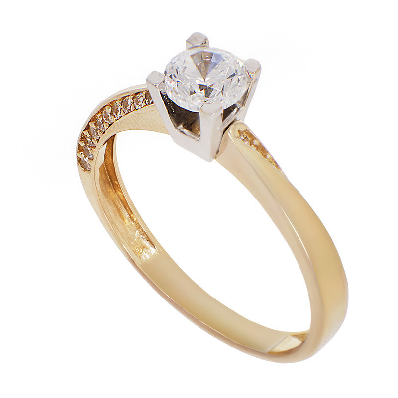 Inel De Logodna, Aur Mixt, 14 k, 2.29 gr, Cod Produs: 809912 - Tezaurshop.ro