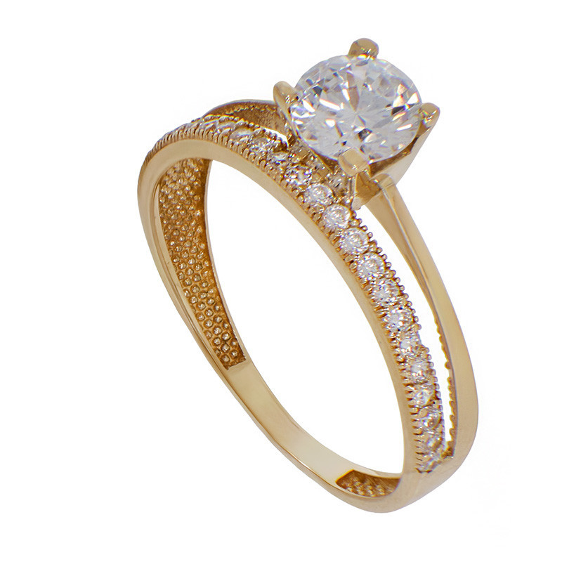 Inel De Logodna, Aur Galben, 14 k, 1.42 gr, Cod Produs: 809931 - Tezaurshop.ro