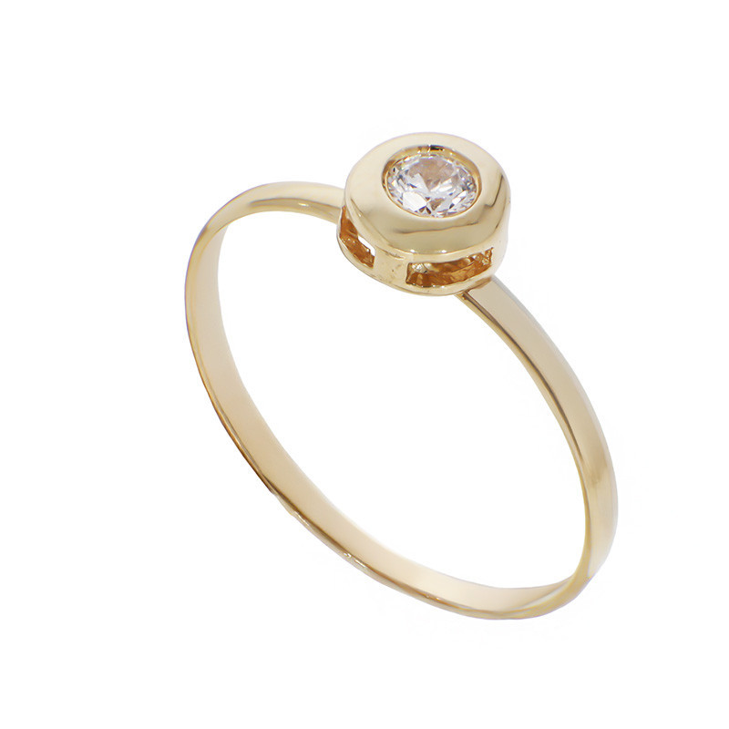 Inel De Logodna, Aur Galben, 14 k, 0.93 gr, Cod Produs: 809947 - Tezaurshop.ro