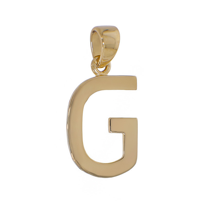 Pandantiv Initiala, Aur Galben, 14 k, 0.83 gr, Cod Produs: 809999 - Tezaurshop.ro