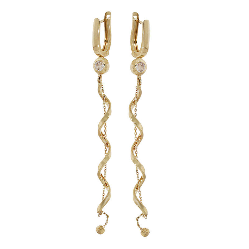 bratari snur aur Cercei, Aur Galben, 14 k, 2.95 gr, Cod Produs: 810818