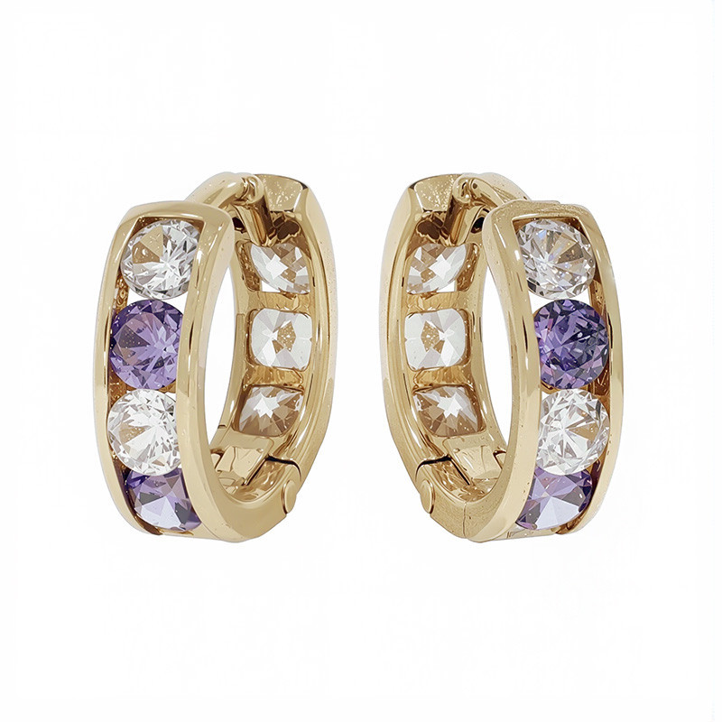 ceas aur Cercei, Aur Galben, 14 k, 1.15 gr, Cod Produs: 810920