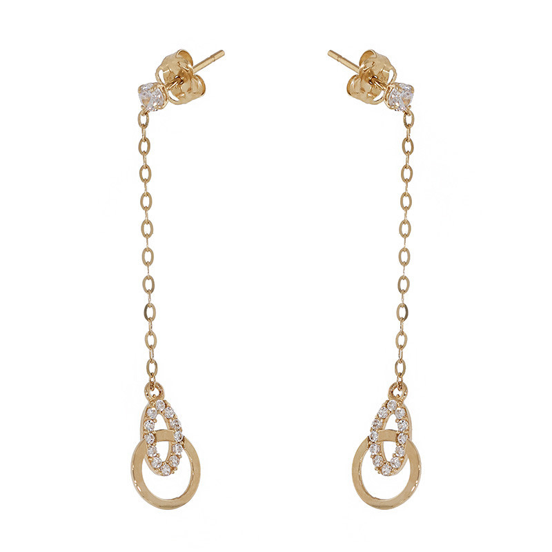 Cercei, Aur Galben, 14 k, 0.76 gr, Cod Produs: 810931 - Tezaurshop.ro