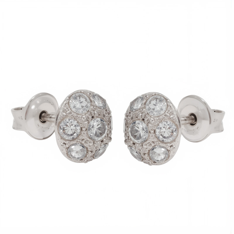 Cercei, Aur Alb, 18 k, 1.82 gr, Cod Produs: 811736 - Tezaurshop.ro