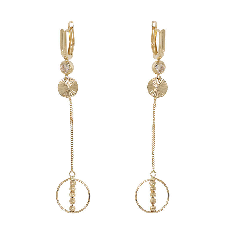 Cercei, Aur Galben, 14 k, 3.04 gr, Cod Produs: 811784 - Tezaurshop.ro