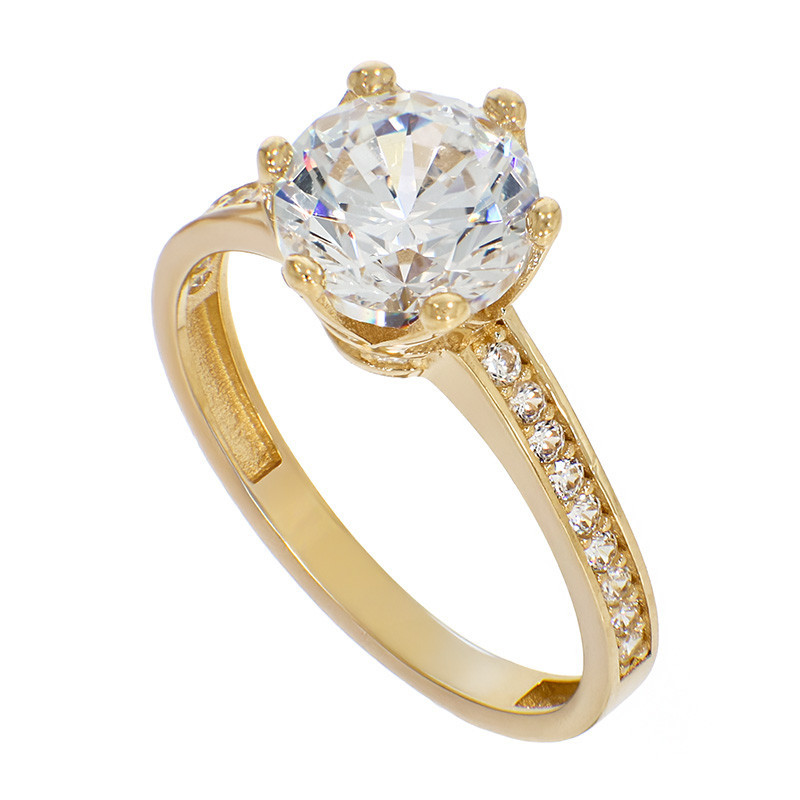 cât costă gramul de aur de 14 karate Inel De Logodna, Aur Galben, 14 k, 2.97 gr, Cod Produs: 811842