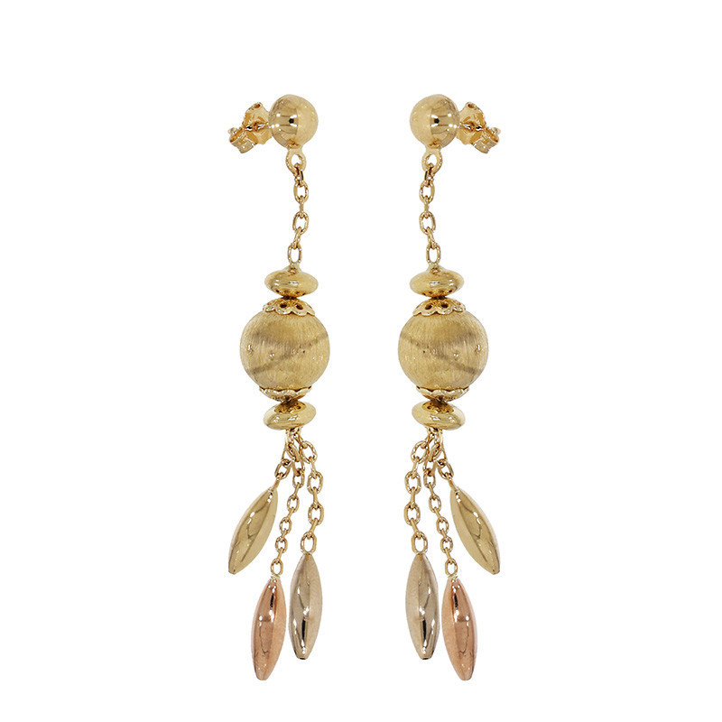 Cercei, Aur Mixt, 14 k, 9.3 gr, Cod Produs: 812211 - Tezaurshop.ro