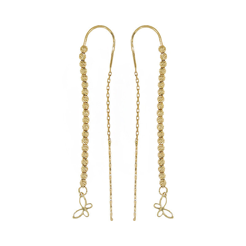 cercei aur alb tortite Cercei, Aur Galben, 14 k, 2.71 gr, Cod Produs: 812429