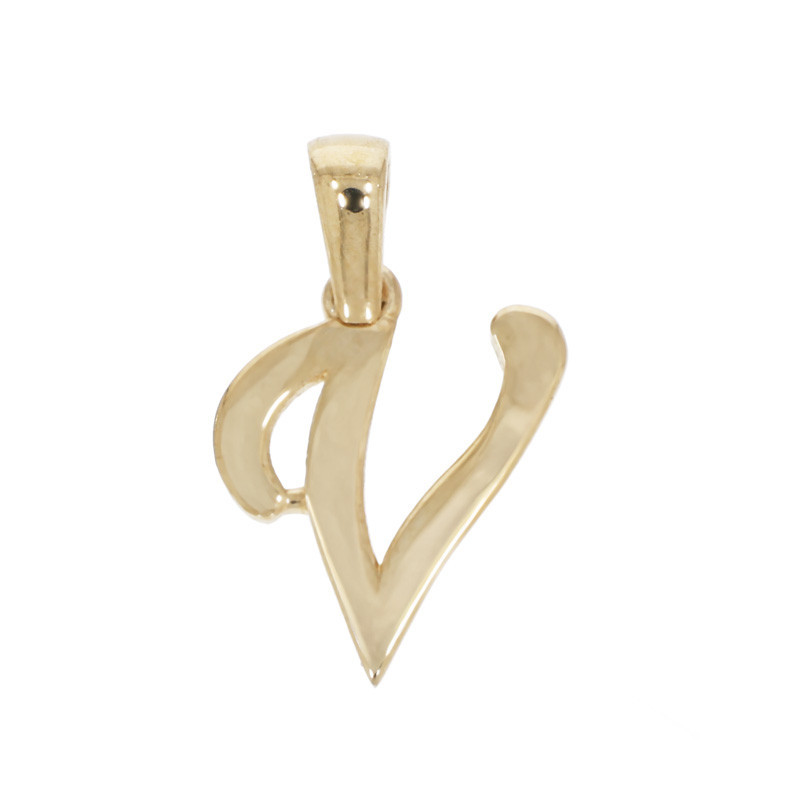Pandantiv Initiala, Aur Galben, 14 k, 0.65 gr, Cod Produs: 812651 - Tezaurshop.ro