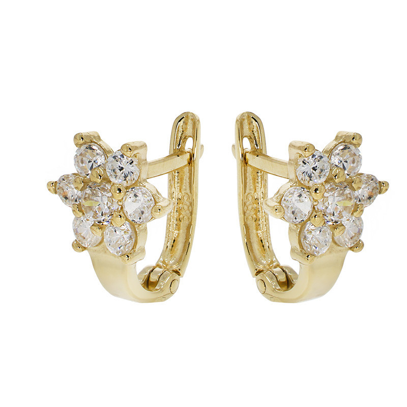 cercei aur alb tortite Cercei, Aur Galben, 14 k, 2.04 gr, Cod Produs: 812910