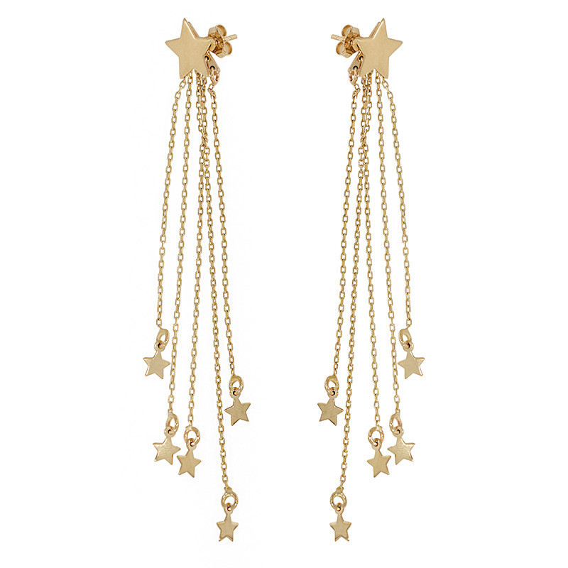 Cercei, Aur Galben, 14 k, 4.1 gr, Cod Produs: 813022 - Tezaurshop.ro