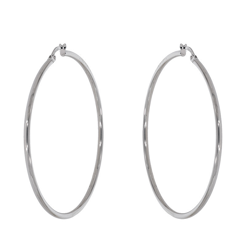 Cercei, Aur Alb, 14 k, 3.75 gr, Cod Produs: 813038 - Tezaurshop.ro