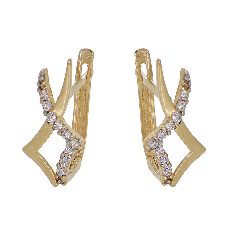 Cercei, Aur Galben, 14 k, 1.37 gr, Cod Produs: 813081 - Tezaurshop.ro