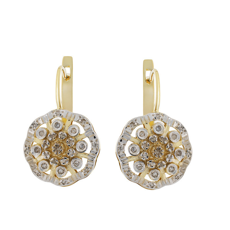 Cercei, Aur Mixt, 14 k, 9.59 gr, Cod Produs: 813131 - Tezaurshop.ro