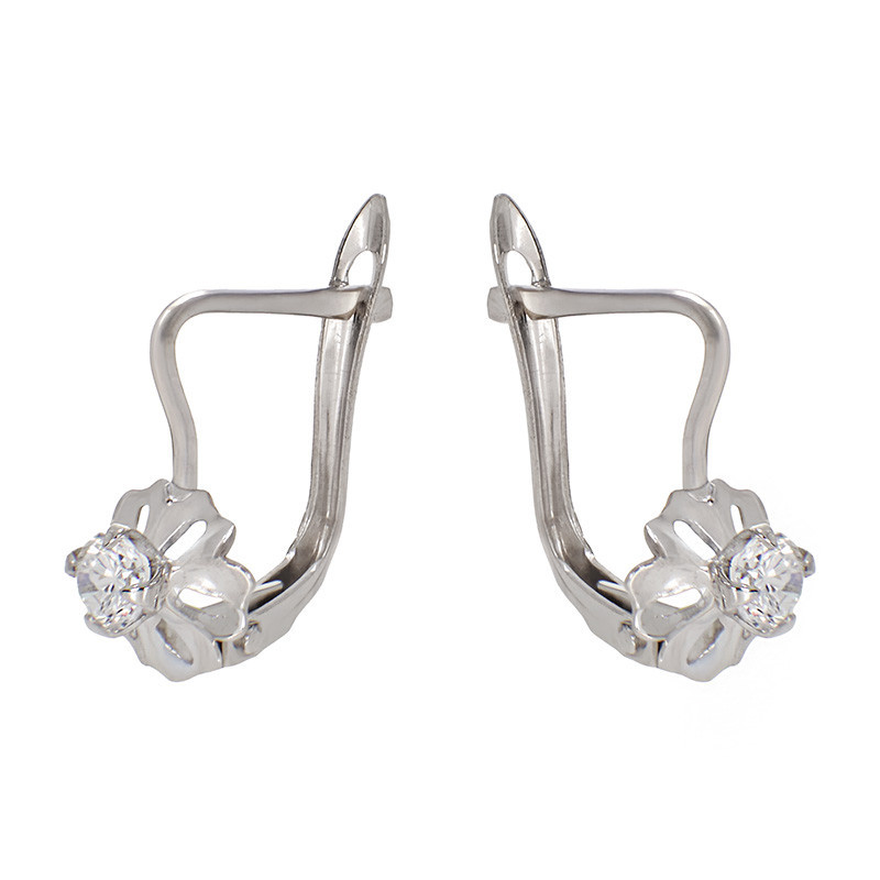 Cercei, Aur Alb, 18 k, 1.59 gr, Cod Produs: 813172 - Tezaurshop.ro