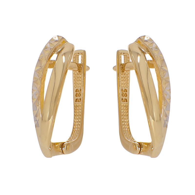 Cercei, Aur Mixt, 14 k, 2.39 gr, Cod Produs: 813179 - Tezaurshop.ro