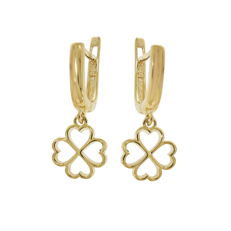 cercei aur alb tortite Cercei, Aur Galben, 14 k, 2.23 gr, Cod Produs: 813314