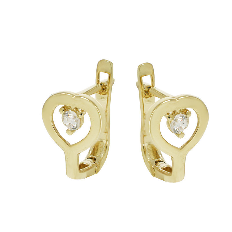 cercei aur alb tortite Cercei, Aur Galben, 14 k, 1.84 gr, Cod Produs: 813449