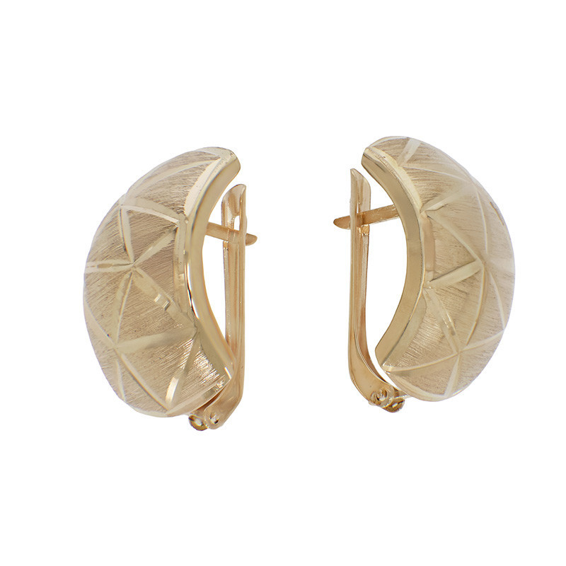 cercei aur alb tortite Cercei, Aur Galben, 14 k, 3.27 gr, Cod Produs: 813548