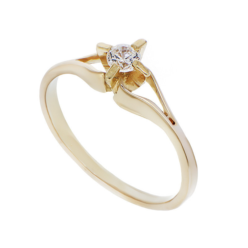 Inel De Logodna, Aur Galben, 14 k, 1.69 gr, Cod Produs: 813595 - Tezaurshop.ro