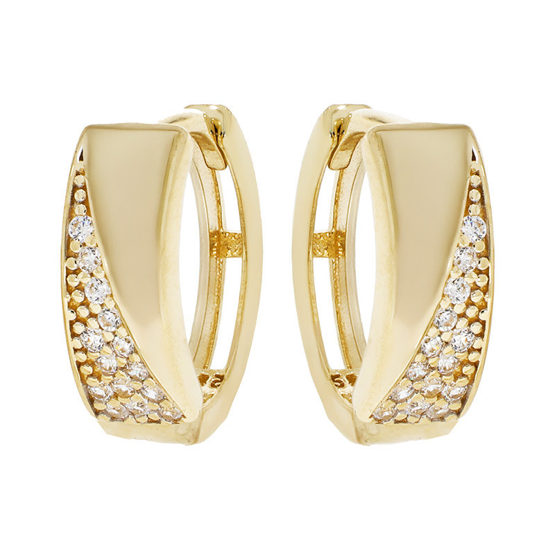 cercei aur alb tortite Cercei, Aur Galben, 14 k, 2.71 gr, Cod Produs: 814032