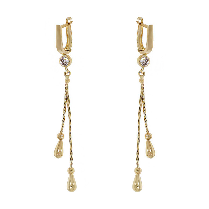 Cercei, Aur Galben, 14 k, 3.67 gr, Cod Produs: 814282 - Tezaurshop.ro