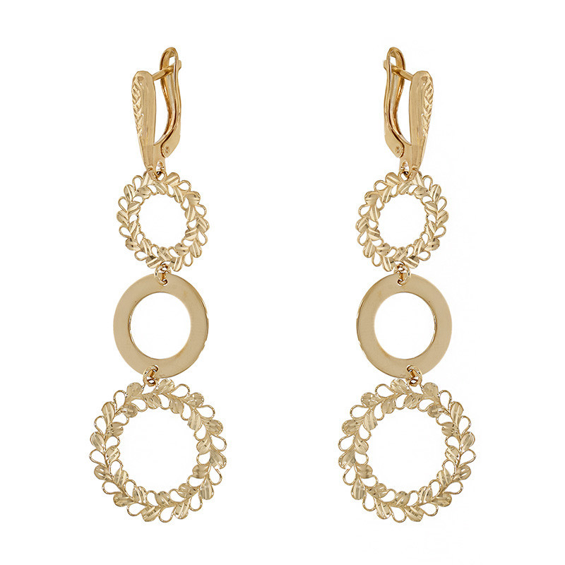 Cercei, Aur Galben, 14 k, 5.14 gr, Cod Produs: 814297 - Tezaurshop.ro