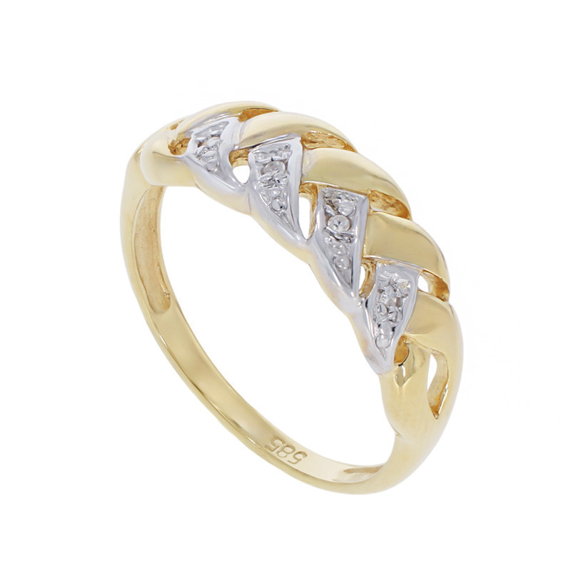 Inel, Aur Mixt, 14 k, 2.43 gr, Cod Produs: 814406 - Tezaurshop.ro