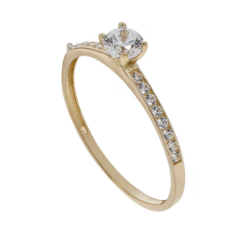 Inel De Logodna, Aur Galben, 14 k, 1.01 gr, Cod Produs: 815045 - Tezaurshop.ro