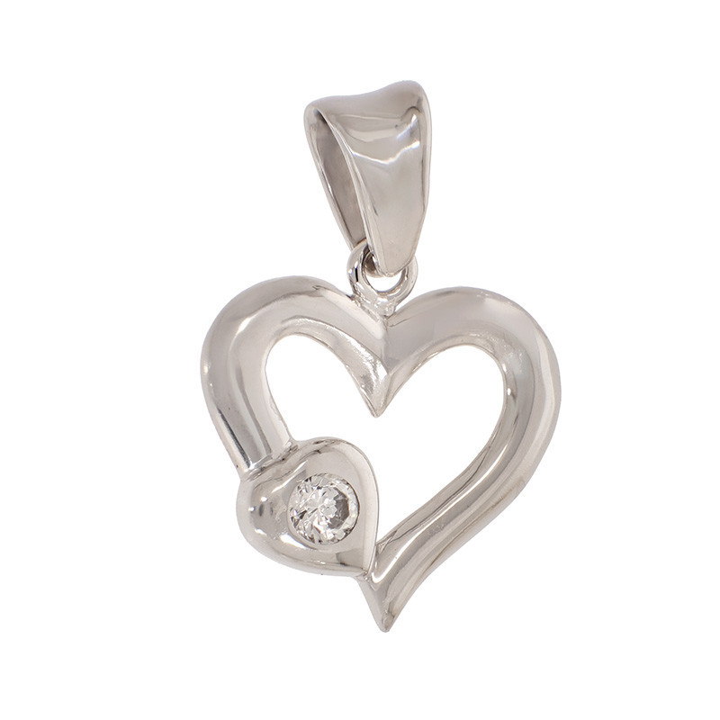 Pandantiv, Aur Alb, 14 k, 1.32 gr, Cod Produs: 815087 - Tezaurshop.ro