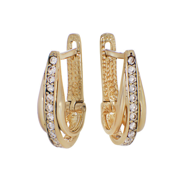 cercei aur alb tortite Cercei, Aur Galben, 14 k, 2.47 gr, Cod Produs: 815096