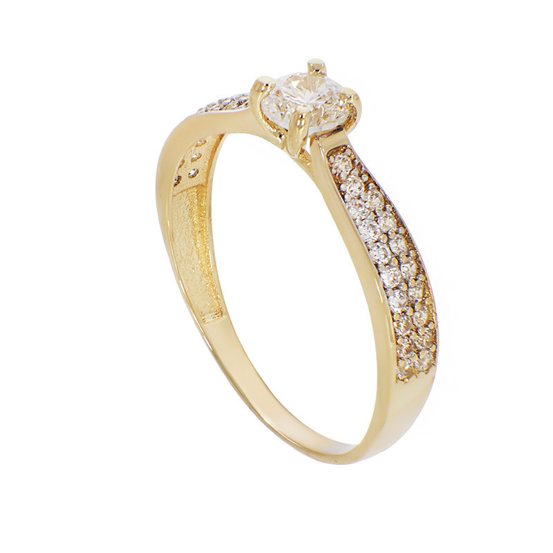 Inel De Logodna, Aur Galben, 14 k, 1.38 gr, Cod Produs: 815112 - Tezaurshop.ro