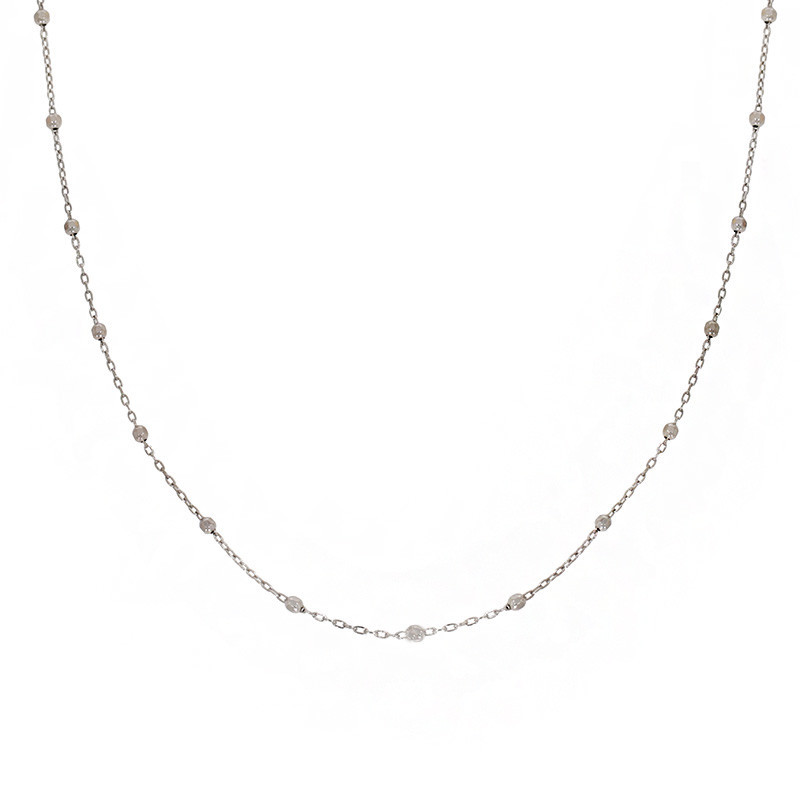 Colier, Aur Alb, 14 k, 1.72 gr, Cod Produs: 815130 - Tezaurshop.ro