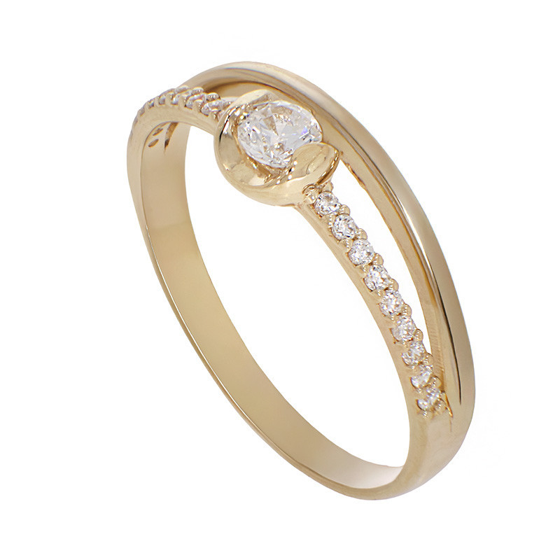 Inel De Logodna, Aur Galben, 14 k, 2.19 gr, Cod Produs: 815410 - Tezaurshop.ro